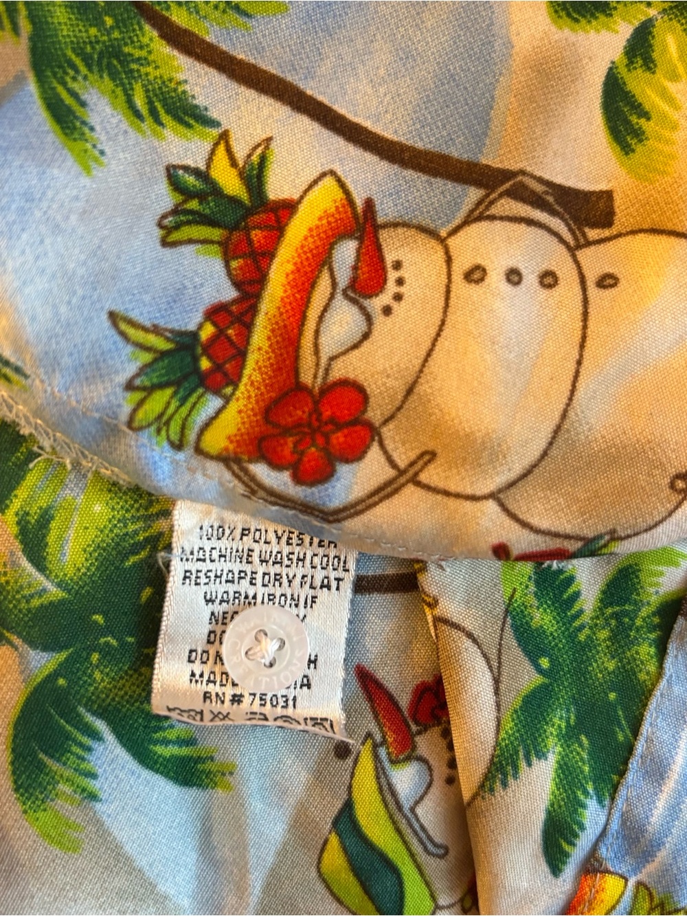 Waikiki Creations Christmas Santa Snowman Tropical Hawaiian Shirt Unisex Medium - Picture 6 of 8